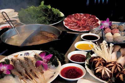 Chinese Beef Hot Pot - Fondue Chinoise